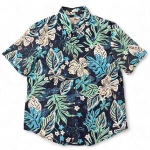 REYN SPOONER Waimea Canyon Trail Hawaiian Shirt Men’s Size Medium